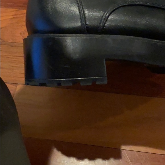 Forever 21 black gold studded combat boots - Picture 8 of 8